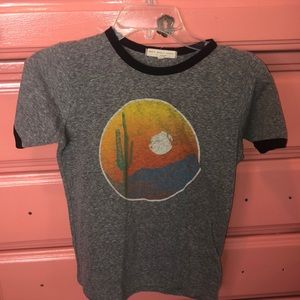 Short sleeve desert vintage tee